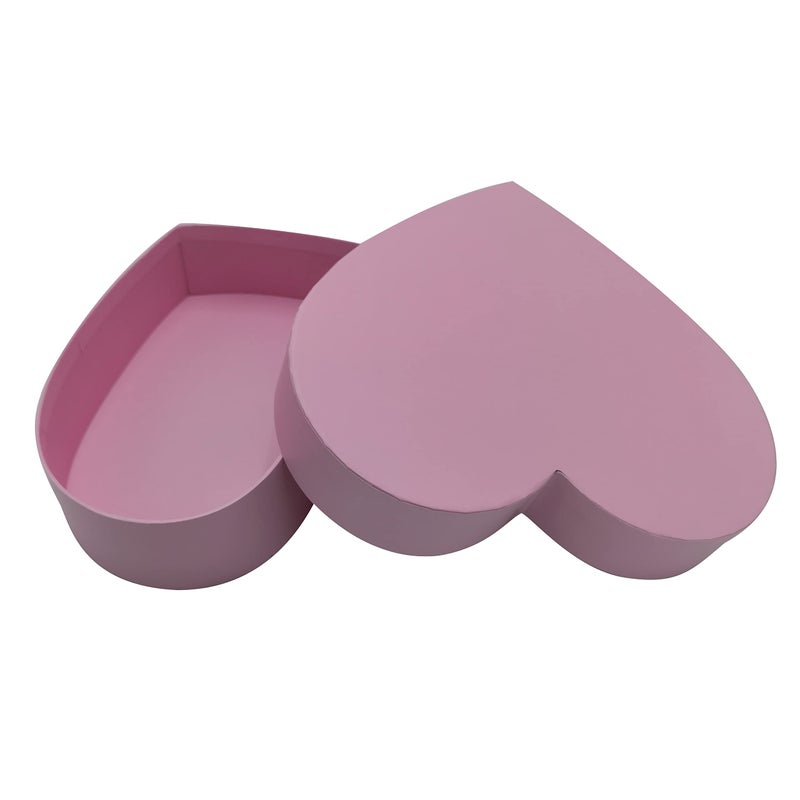 WENPACK Empty Heart Shaped Gift Box Strawberry Packaging (Pink) - Image 1